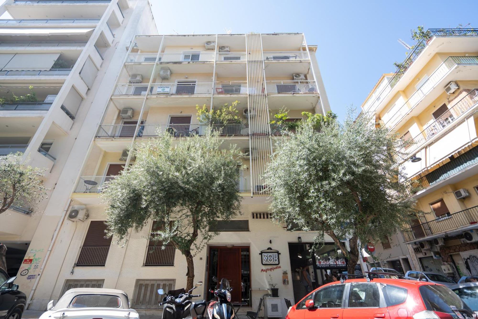 Sophisticated Modern Apt In Athens Center Exteriér fotografie