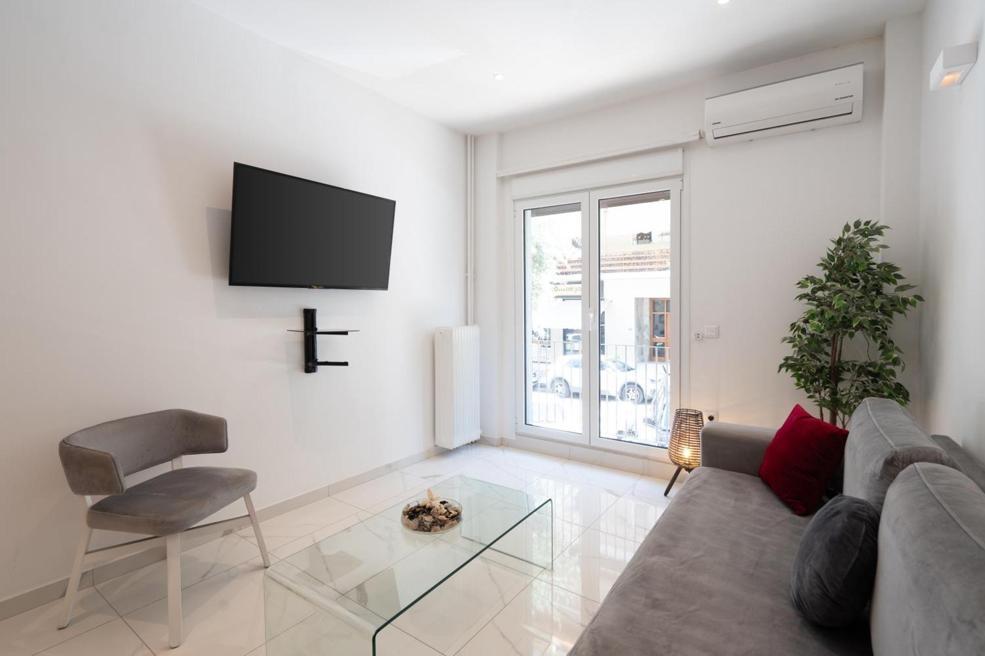 Sophisticated Modern Apt In Athens Center Exteriér fotografie
