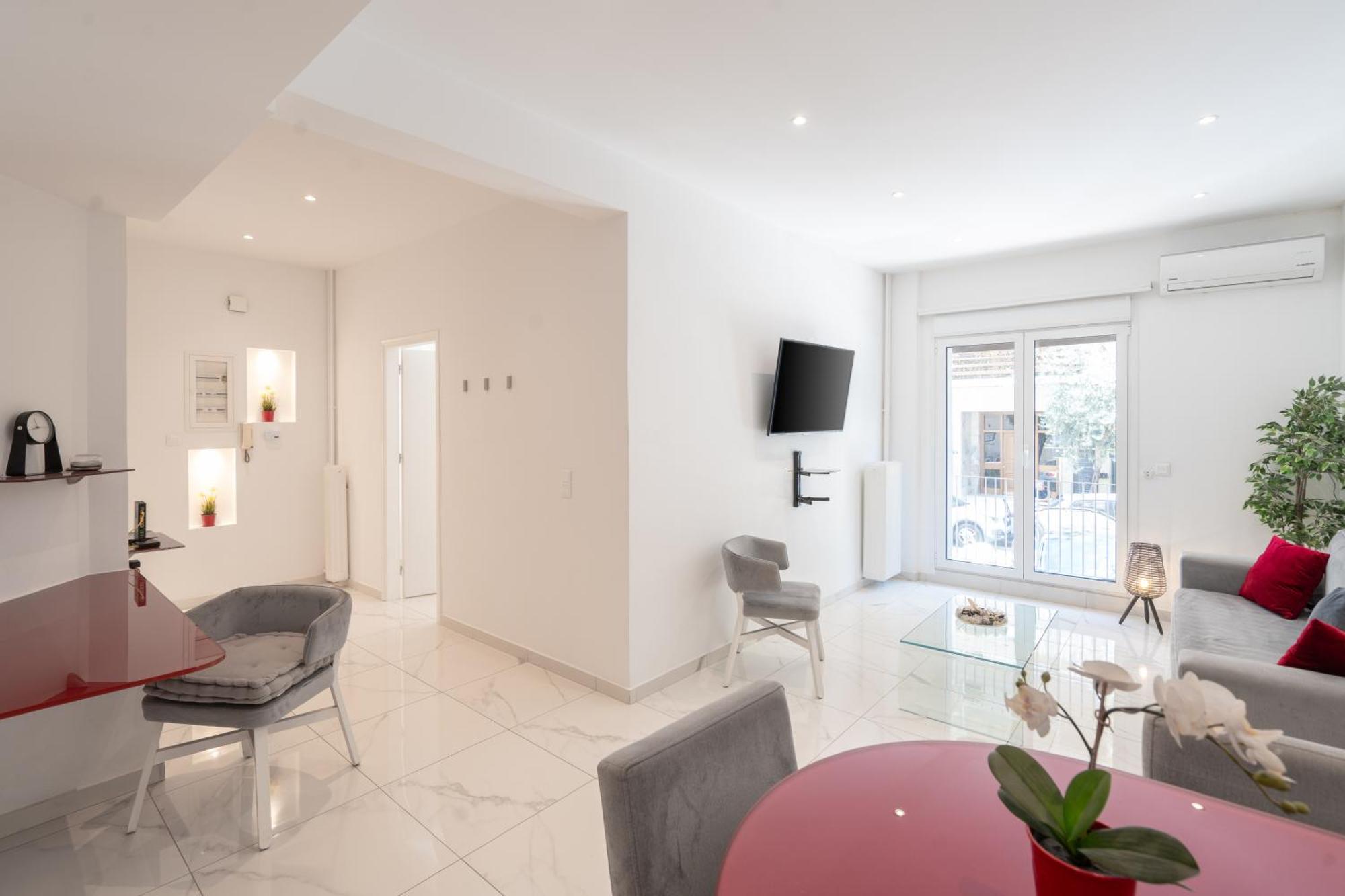 Sophisticated Modern Apt In Athens Center Exteriér fotografie
